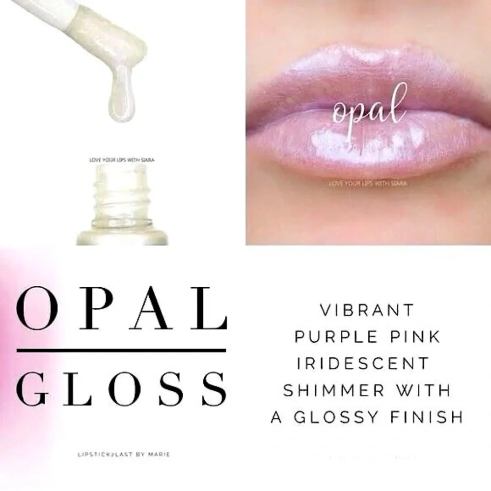 Lipsense Moisturizing Opal Gloss NEW Milky Purple Pink Iridescent Shimmer Glossy - Picture 5 of 5